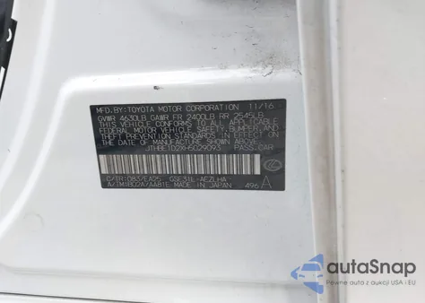 2017 Lexus Is 350 z USA, uszkodzony, nr VIN JTHBE1D2XH5029093